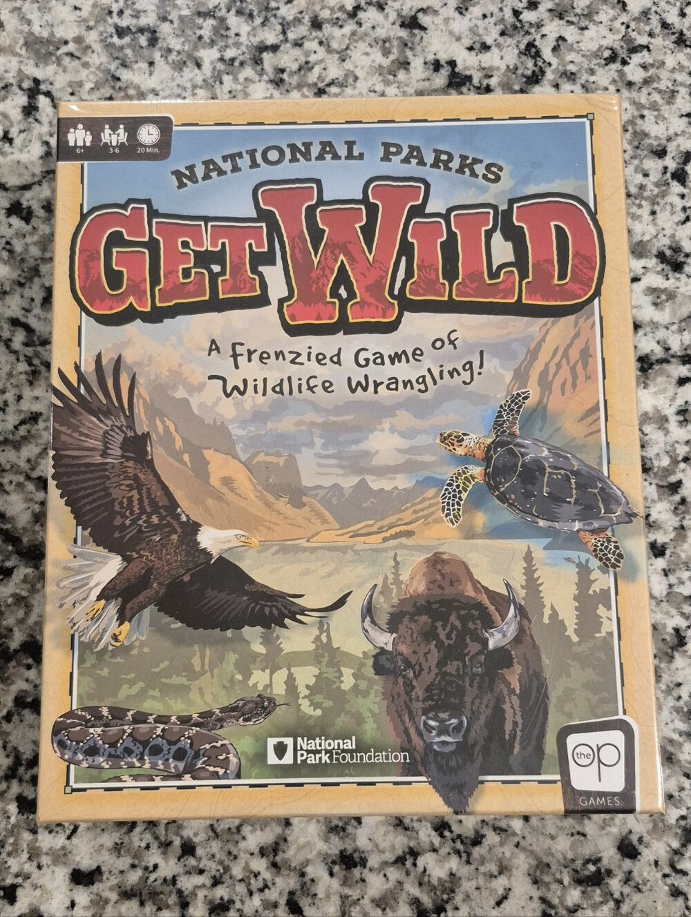 Get Wild National Parks Family Board Game Brand NEW